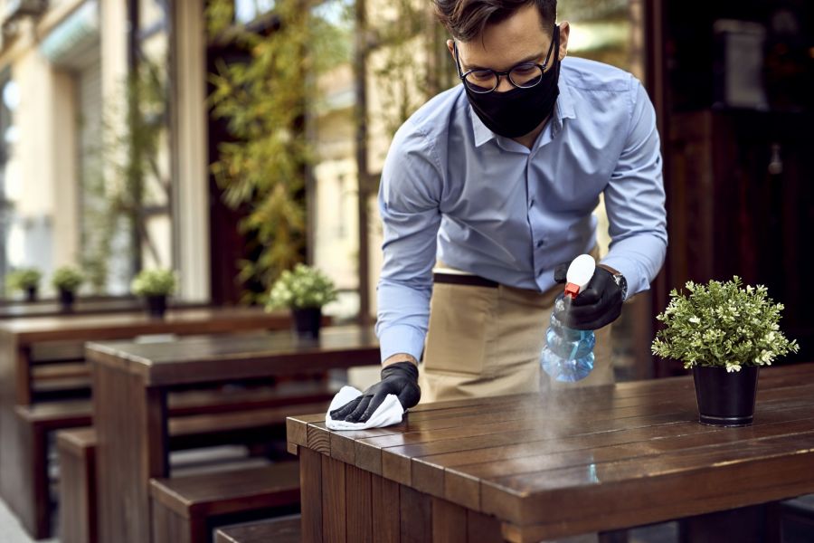 Restaurant cleaning by Millennial Clean