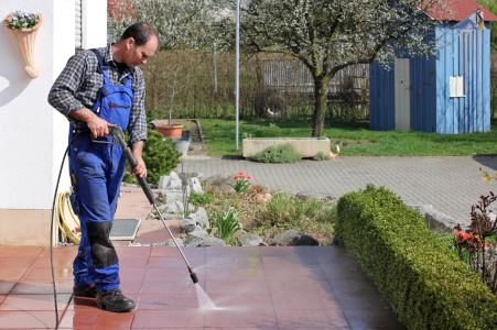 Commercial power washing in Cumberland by Millennial Clean